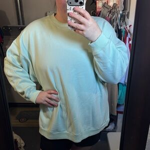 American Eagle Outfitters Soft Mint Sweatshirt